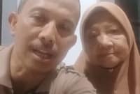 Anto warga Desa Adinuso, Kecamatan Reban, Kabupaten Batang akhirnya bertemu kembali dengan ibu kandungnya yang terpisah 31 tahun lamanya, kebahagiaan Anto terekam dalam vidio yang tersebar di media sosial, Senin (11/5/26). Foto : Istimewa