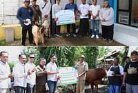 Tim Stakeholder Relation PT BPI menyerahkan bantuan hewan kurban kepada nelayan dan Desa Kedungsegog, Selasa (26/5/26). Foto : Istimewa