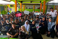 MPLS di SMAN 2 Batang menyelipkan pesan sekaligus mengenalkan kepada siswa tentang talasemia yakni kelainan darah genetik yang hingga kini belum dapat disembuhkan, Kamis (16/7/26). Foto : Istimewa